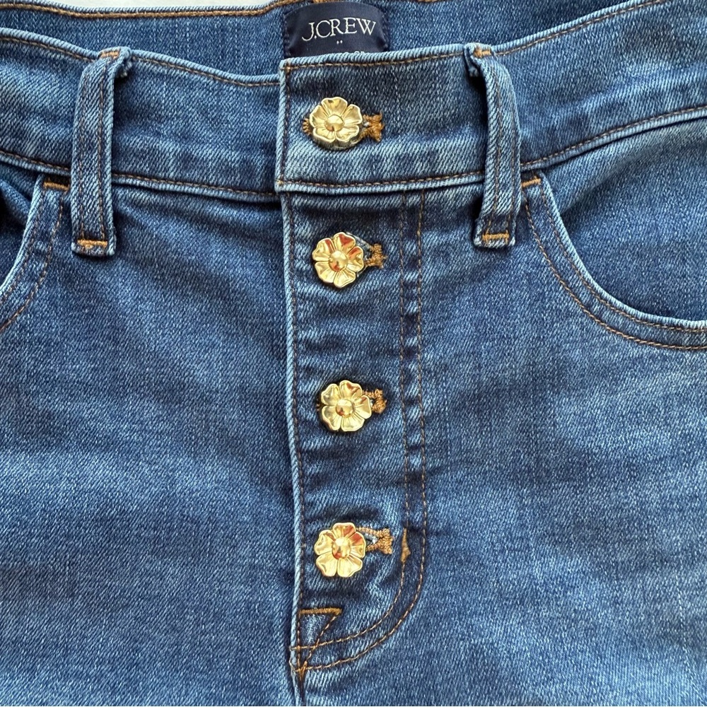 J. Crew Wide Flare Cropped Jeans Women’s Size 28 - Picture 3 of 5